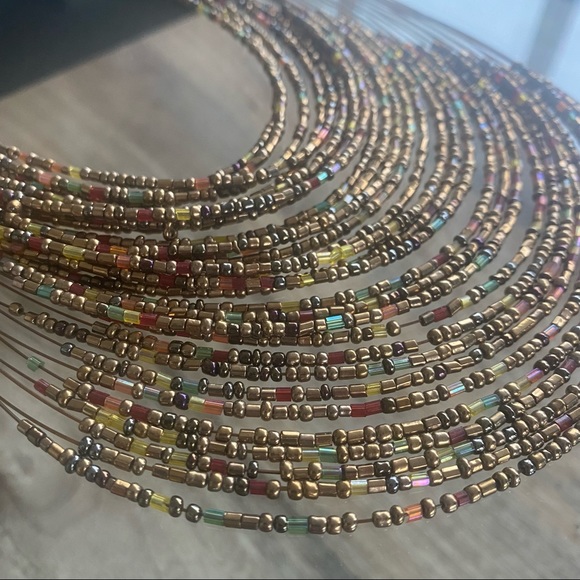 Anthropologie Jewelry - ✨SALE✨ Beaded Necklace & Earrings Set
